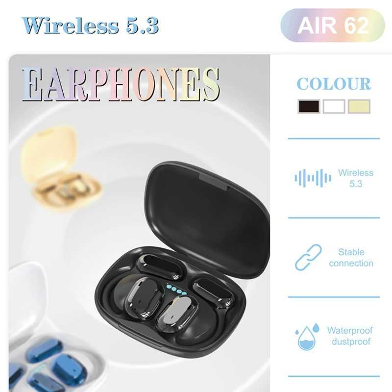 Трансграничные новые AIR62HIFI высококачественные подвесные наушники с высоким качеством звука, не оставляющие ощущения при ношении, беспроводные Bluetooth 5.3, частная модель, универсальные