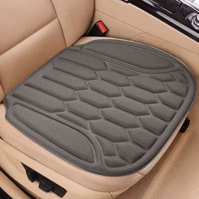 Latex Seat Pad, Single Piece, Four Seasons Pad - dark-gray-front-single-seat-seaweed-fiberone-piece-moldinganti-slip-no-disassembly-and-assembly-piece