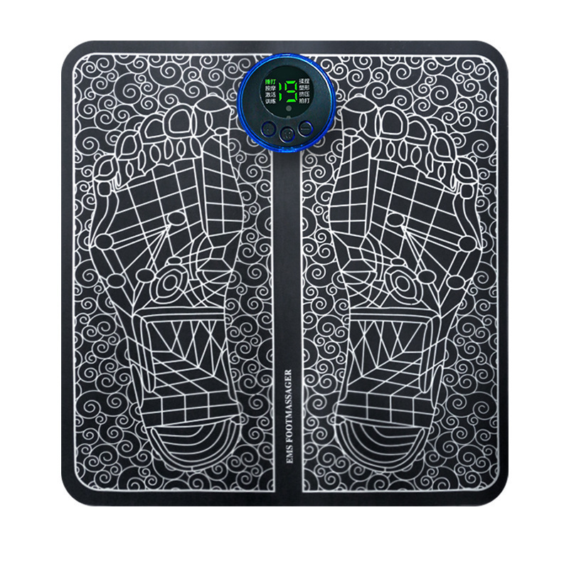 Máquina de terapia de pies masajeador de pies EMS pulso masajeador de pies fisioterapia USB recargable almohadilla de masaje inteligente de pies
