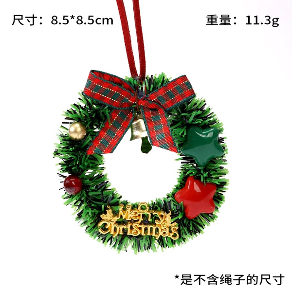 Christmas mini wreath-lanyard A style