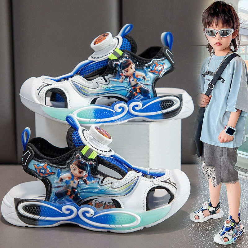 25 новых сандалий летние мальчики модные повседневные сандалии