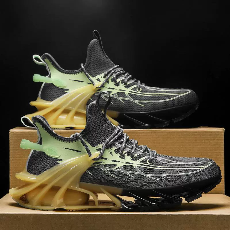 Классическая мода 2025 взрывной бег клинка беговая обувь дышащая высокая упругая износостойкая мужская спортивная обувь sportShshoes