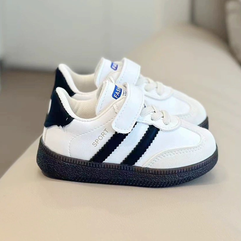 Children's Boys Sports Sneakers, Velcro Casual Shoes, Sizes 16–31 (inner lengths)