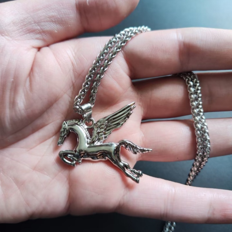 Pegasus Pendant Necklace For Men And Women Custom Design Gift_voghion.com