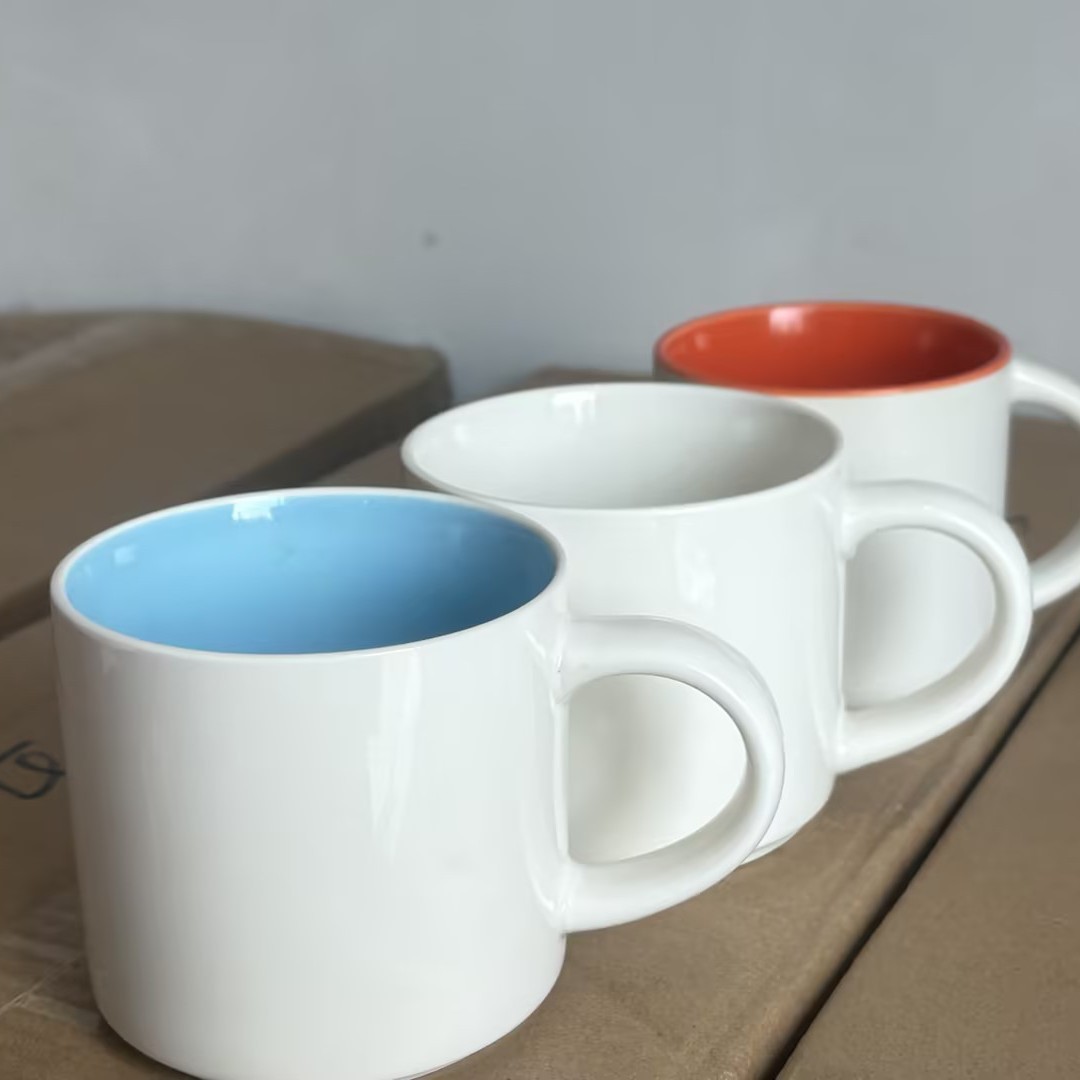Fabricantes de tazas de marca LOGO tazas de recubrimiento personalizadas publicidad personalizada tazas de regalo de cerámica de hotel comercio exterior al por mayor