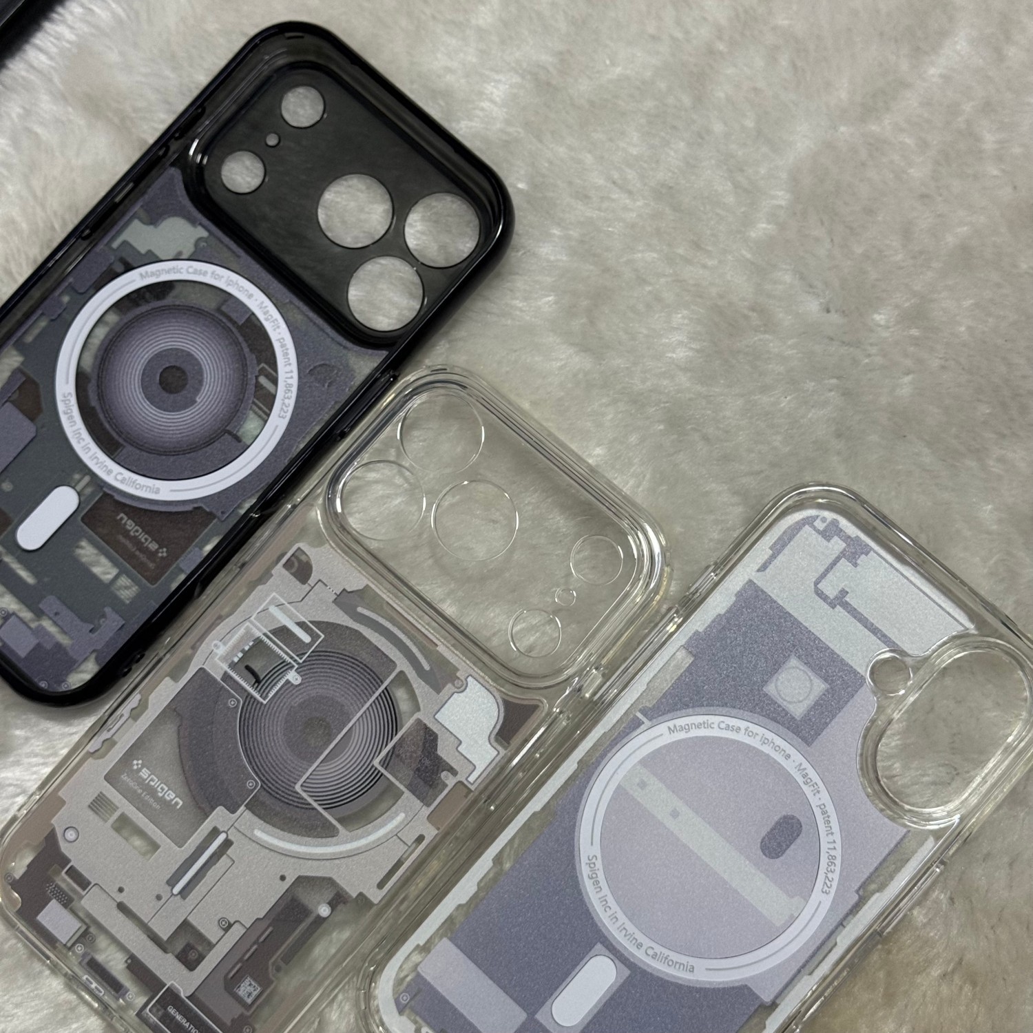 Suitable For Spigen Iphone Max, Tech Magnetic Phone Case, 17 Pro Circuit Board Full Protection, Anti-Drop_voghion.com
