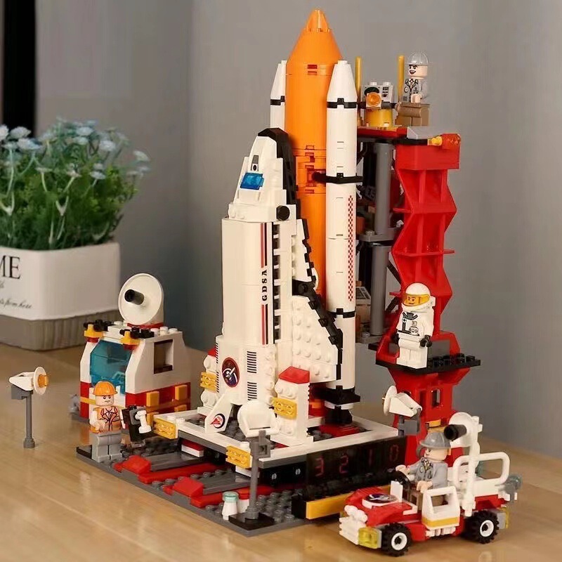 Compatible with Lego Assembled Blocks Space Rocket Boys Jigsaw Puzzle Aviation Aircraft Lego Gifts Compatible with Lego Assembled Blocks Space Rocket Boys Jigsaw Puzzle Aviation Aircraft Lego Gifts