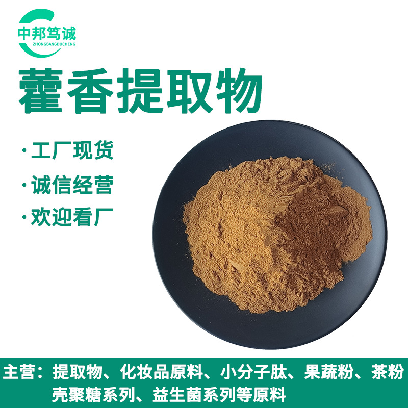 藿香提取物 醇提 广藿香喷干粉 水溶藿香粉 土藿香水溶粉