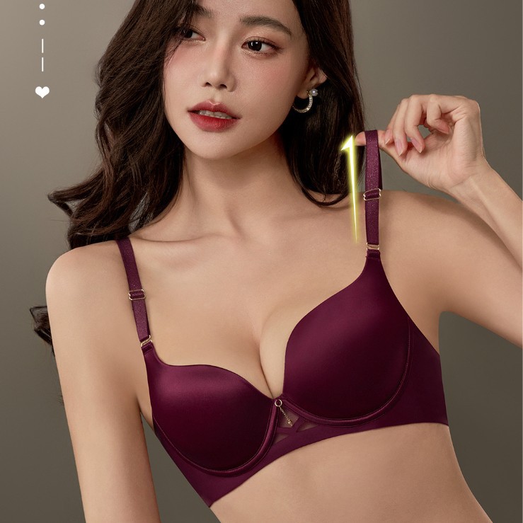 Ventas directas de fábrica comercio electrónico transfronterizo Sudeste de Asia Vietnam Tailandia damas burbujas encaje pecho pequeño recogido sujetador Tovin