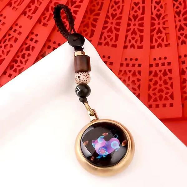 Auspicious cloud rope + luminous [Zodiac Pig]