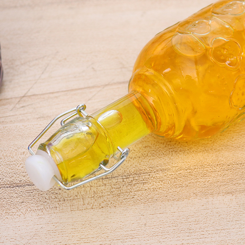 木质盖密封卡扣玻璃瓶 可乐瓶 奶茶 饮料瓶 啤酒瓶详情图4