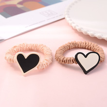 韩国气质爱心发圈2025年新款扎头绳绑头发橡皮筋女高弹力耐用发绳