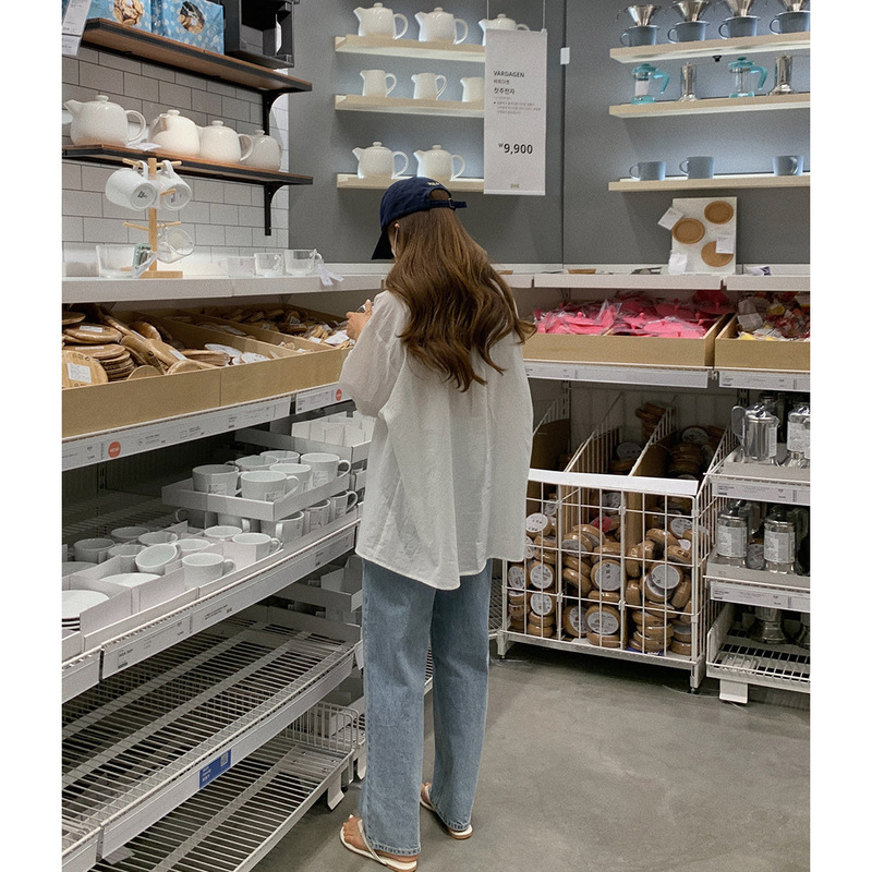 Now the New 2026 Summer Model from Korean Designer Ever*Ore Is a Relaxed and Lazy Pure Cotton Collared Shirt