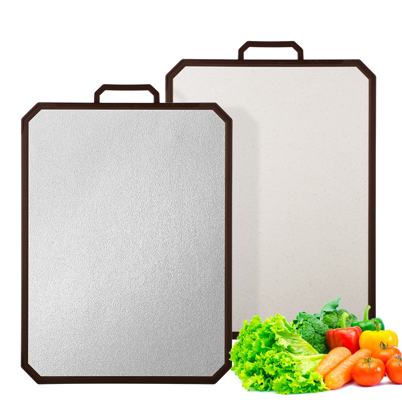 Tabla de cortar de titanio puro transfronteriza, antibacteriana y antimoho, tabla de cortar frutas para el hogar, panel de cocina de doble cara, tabla de cortar de titanio.