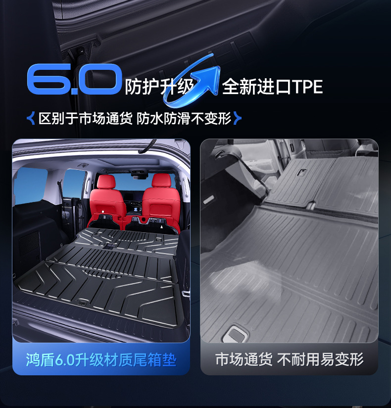 Suitable for Tank 400/300 Trunk Mat Tpe Special Integrated Trunk Mat Hi4T Interior Modification Hi4Z