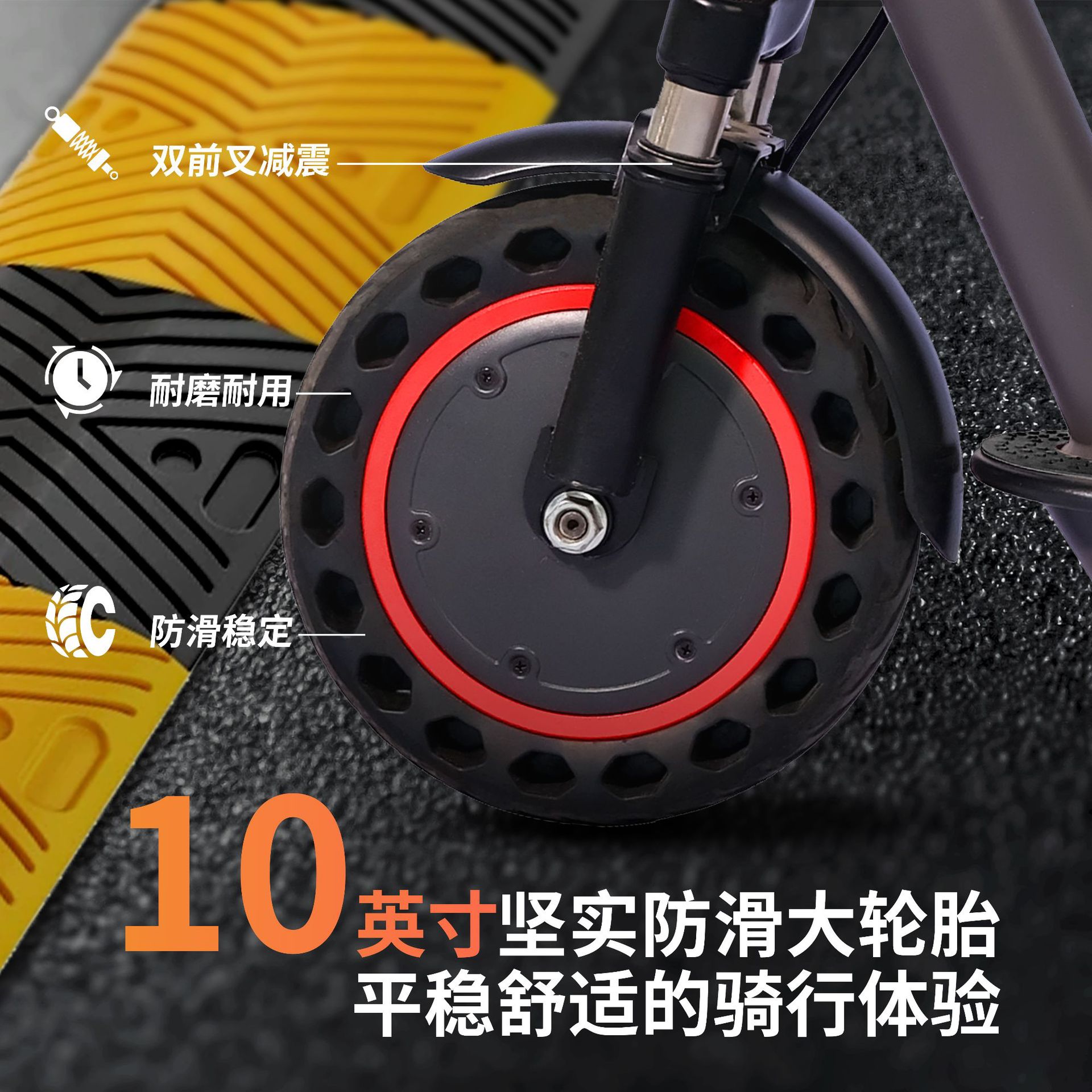 Scooter eléctrico transfronterizo plegable de larga duración para adultos portátil para trabajar en lugar de scooter de dos ruedas