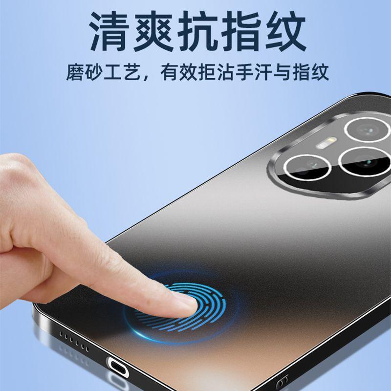 Honor 400 携帯電話ケースに適した新しい電気メッキつや消し 400pro にはレンズフィルム 300 女性用オールインクルーシブ落下防止が付属しています|undefined