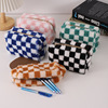 Plush high quality capacious pencil case, cosmetic bag, storage system, new collection