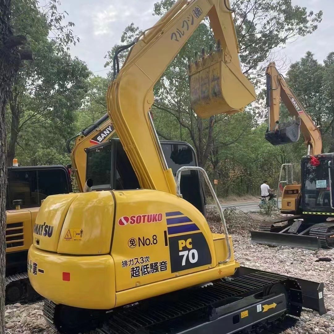 Exportación de comercio exterior de segunda mano Komatsu 70 excavadora Hitachi 75 máquina de compra