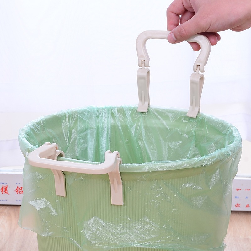 Garbage bag fixing clip creative garbage bag anti-slip clip bucket edge clip card holder clip trash can edge clip