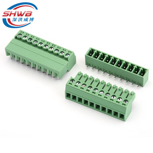 KF2EDG 3.81MM���ʽpcb�Ӿ����ӽӾ��^��ᘲ���10P �S��ֱ�N�F؛