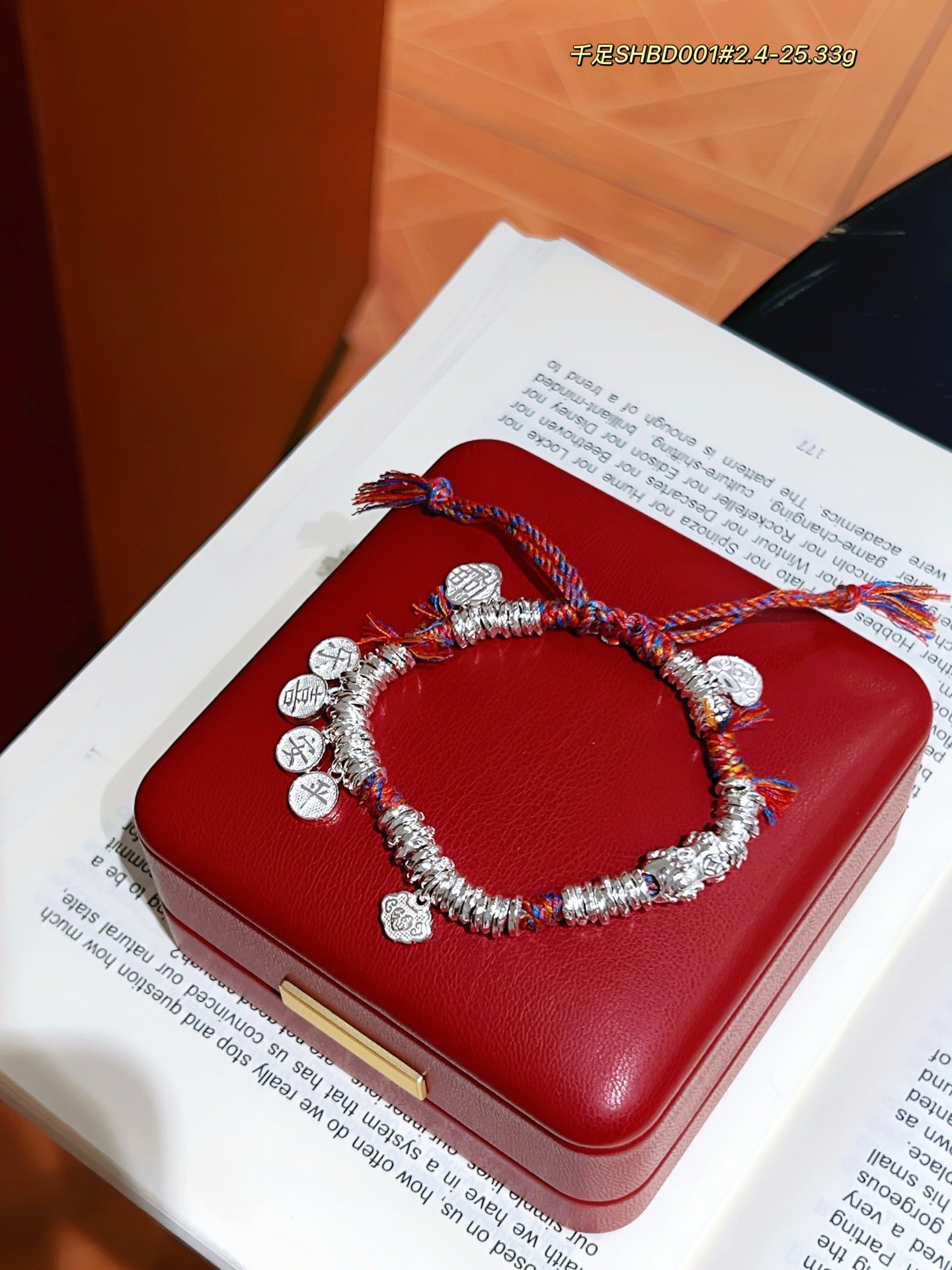 999 pulsera de alambre de plata de pie pulsera tejida de hilo arcoíris de bricolaje año de nacimiento cuerda de mano de plata rota para novia regalo de madre