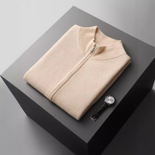 Spring and Autumn New Wool Vest Men's Waistcoat Vest Knitted Base Business Loose V-neck Sleeveless Sweater Wool Sweater