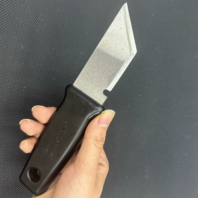 Нержавеющая сталь нож для ремонта обуви кожаный нож для резки обуви ABS пластиковая ручка для ножа острый специальный кожаный материал для резки ткани