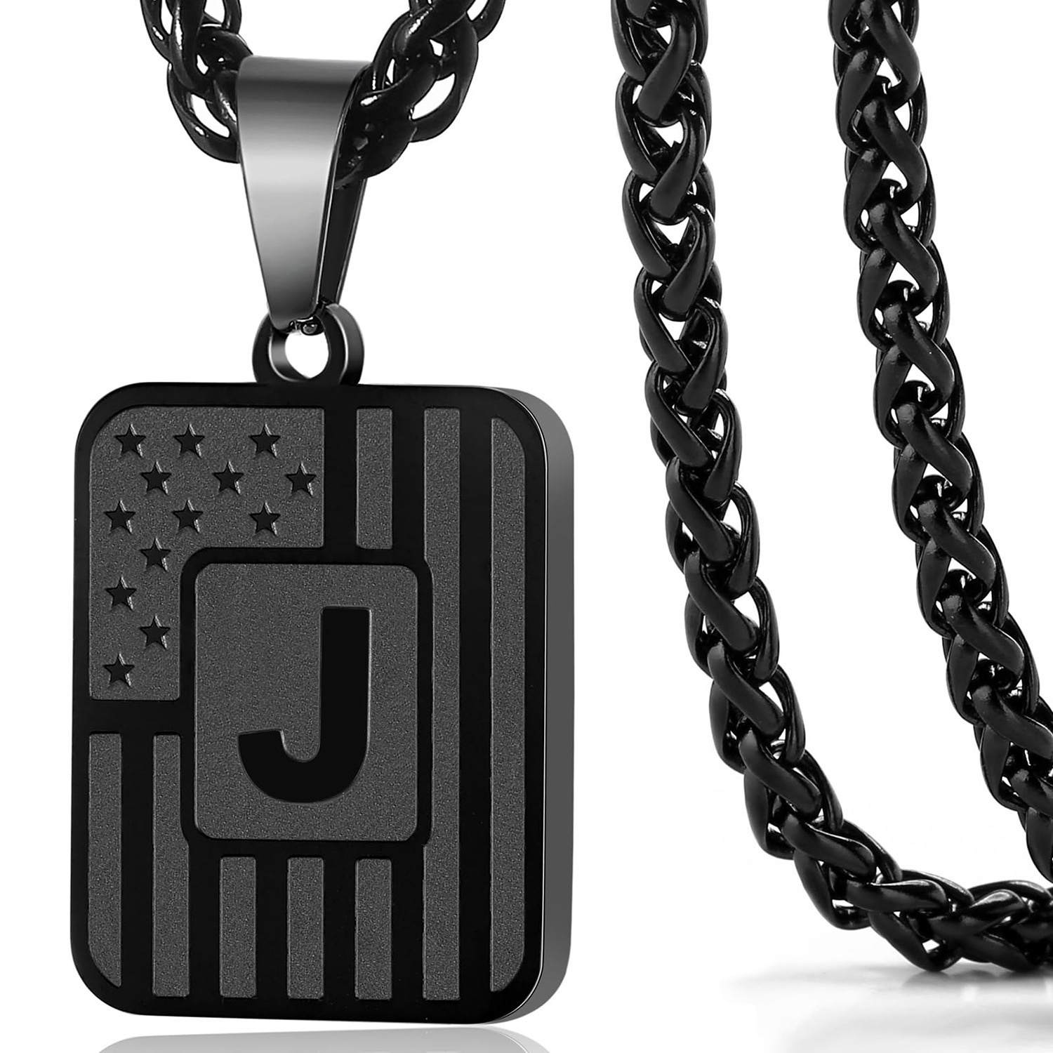 Simple Style Letter 201 Stainless Steel Iron Plating Unisex Pendant Necklace display picture 17