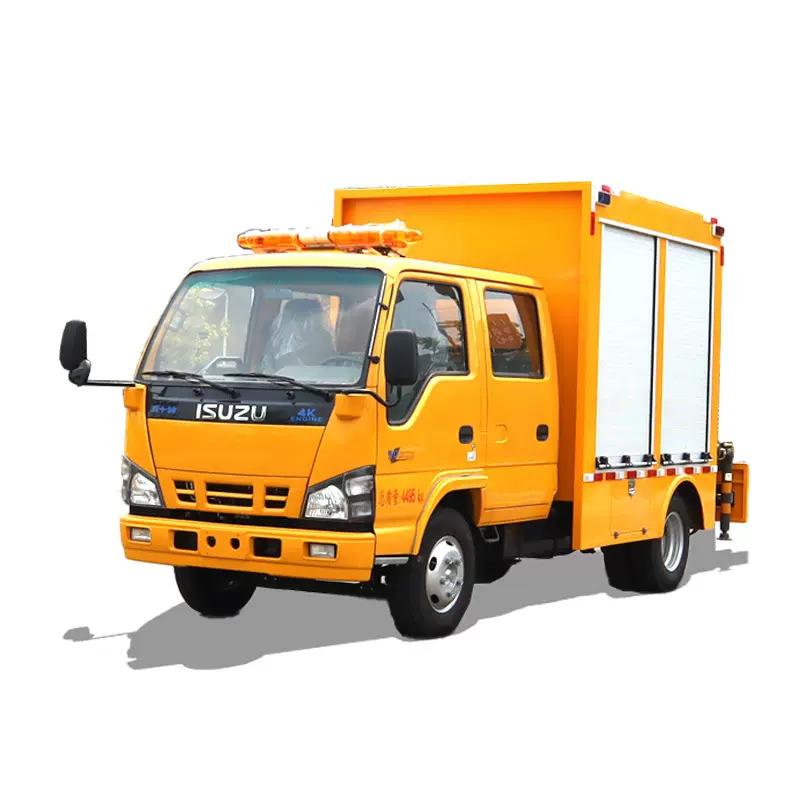 五十铃500立方折臂吊抢险排水车 工程救援车 抗洪排水救险车