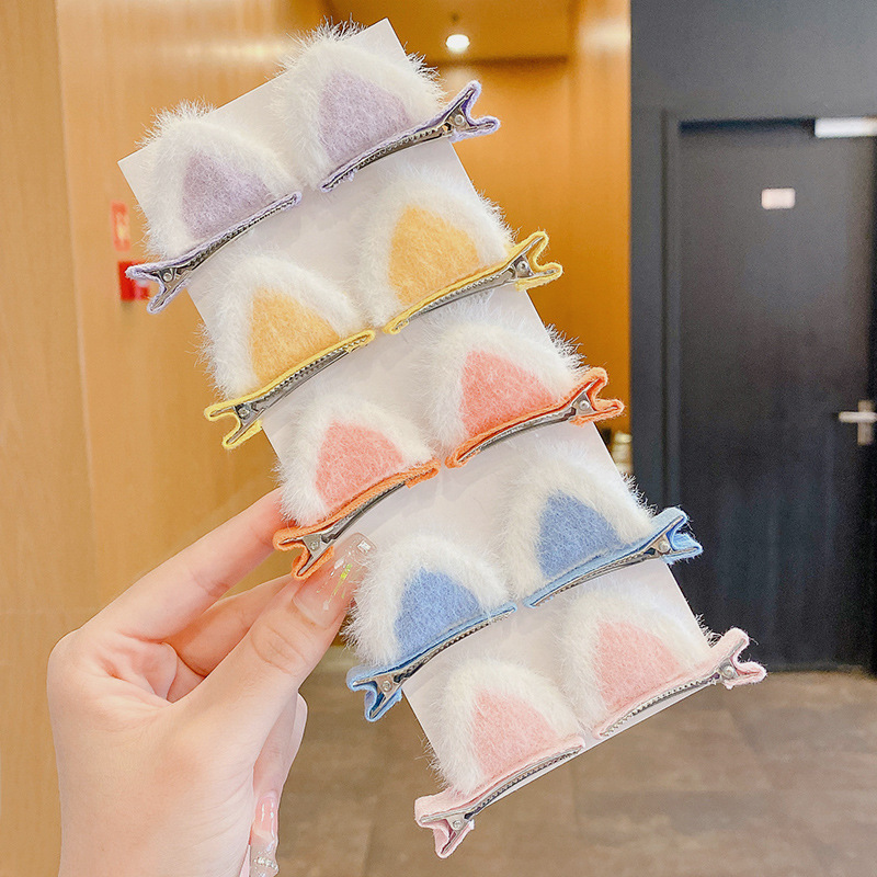 Peel de peluche para niños BB clip clip de peluche clip lateral para niñas lindas niñas toque de pelo para bebés