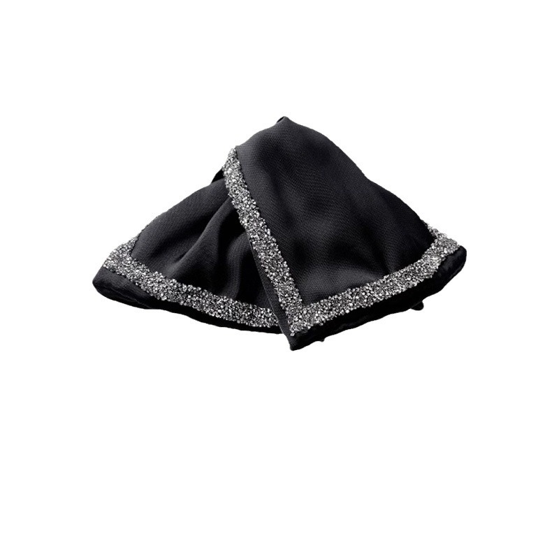 Audrey Hepburn clip nuevo clip de cabello de perla de cola de caballo alta cabeza trasera clip de cabello de tiburón tocado clip de cabello mujer