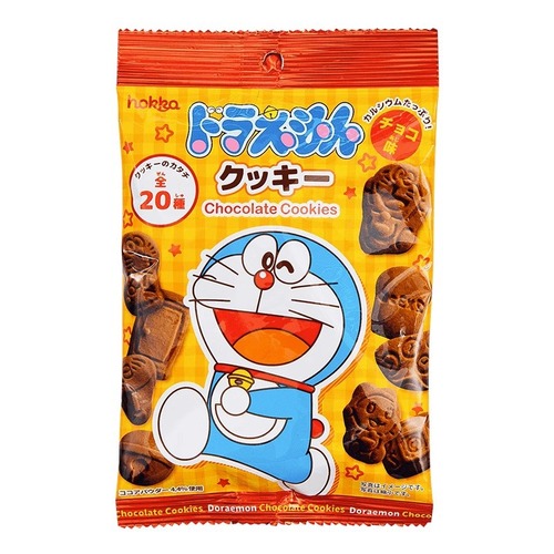 Japanese imported snack, Hokuriku Choco Doraemon Milk Chocolate Crispy Cookies, Children's Cartoon Cookies