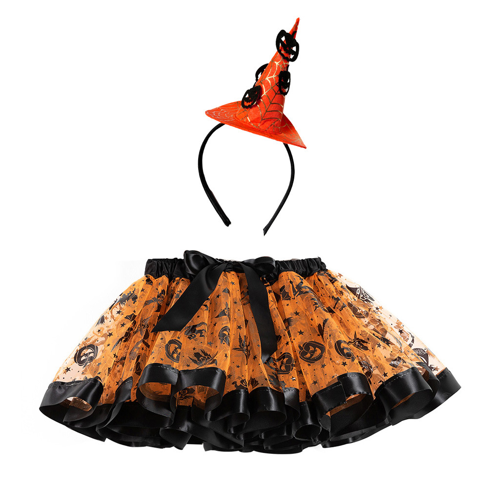 200g Weight Costume Props Event & Party Supplies Skirt Dresses Type Toddler(3-6Years) Age Group Halloween Princess Cartoon Polyester Girls Skirts