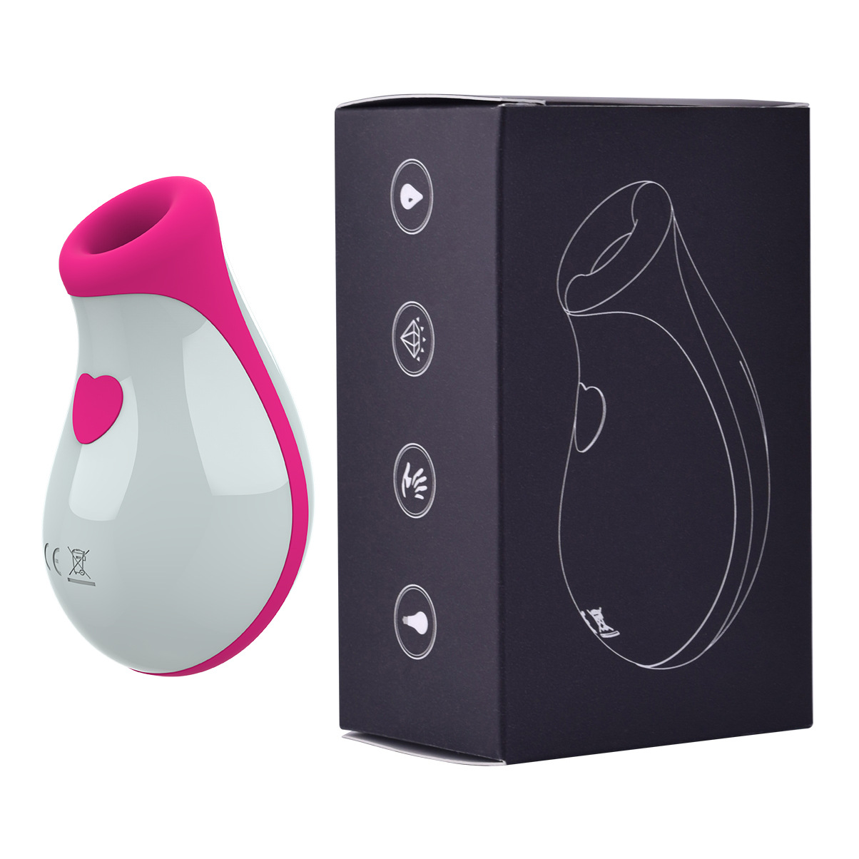 Witte Zwaan Zuigapparaat voor Vrouwen, Borststimulerende Masturbator, Oplaadbare Massager, Groothandel in Seksspeeltjes voor Volwassenen_voghion.com