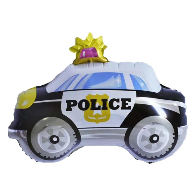 Globo de Aluminio de Coche de Dibujos Animados Grande para Niños, Temática de Vehículos, Decoración para Fiestas, Camión de Cemento, Excavadora