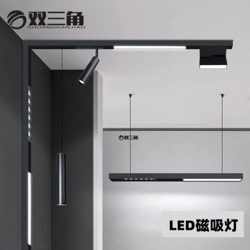 Wholesale embedded main light magnetic track light 48V lighting intelligent dimming color led magnetic light surface mounted spotlight