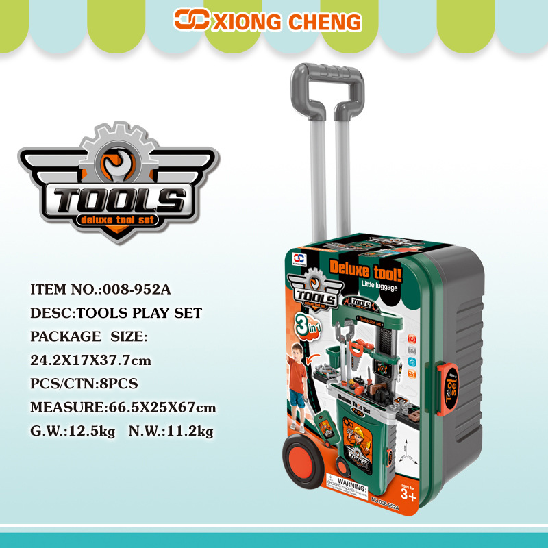 Los niños de vestir juguetes jugar casa trolley caso chica doctor herramienta traje caja médica kindergarten regalo de cumpleaños