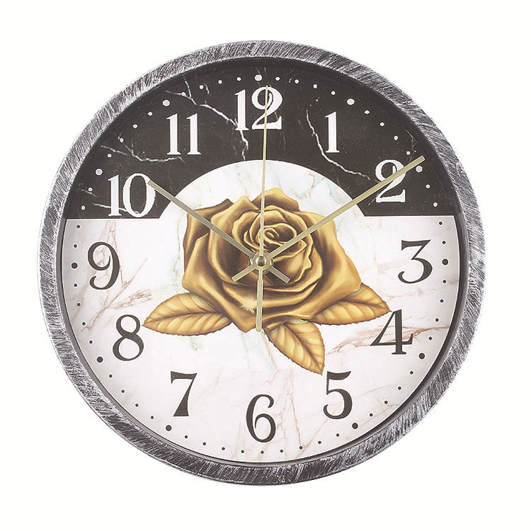 Reloj de pared silencioso simple creativo para hogar, reloj de pared para dormitorio/sala, reloj de cuarzo, venta al por mayor