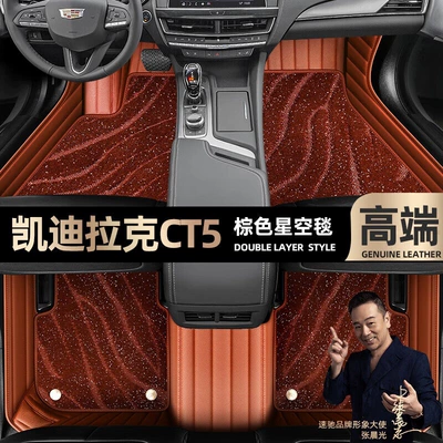 Ayaqaltılar (Kovriklər) Car Mats for Models 20-26 - take-a-photo-of-the-car-model-year-and-leave-a-message-brown-leather-brown-starry-sky-blanket-double-layer-model