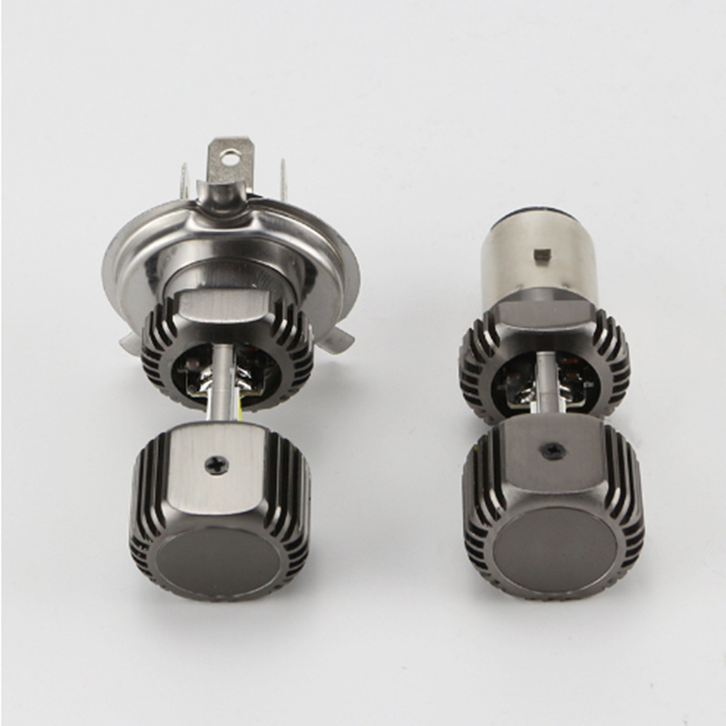 Motorcicleta LED delantero vehículo eléctrico de alta y baja luz integrada modificada H4 H7 bombilla de luz blanca universal