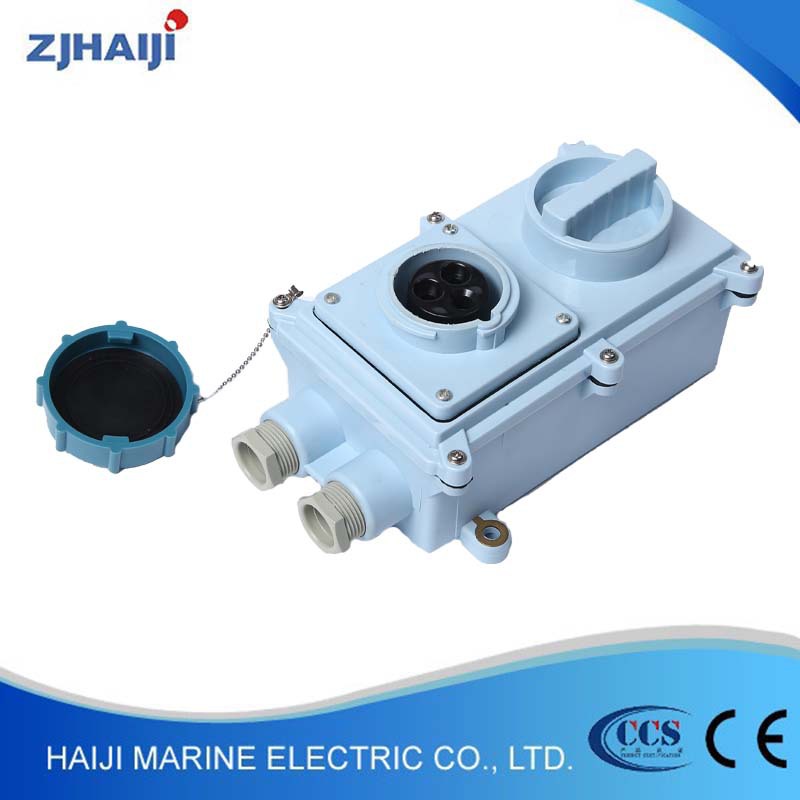 厂家直销 IEC船用防水开关带插座 海吉船用开关带插座 792772