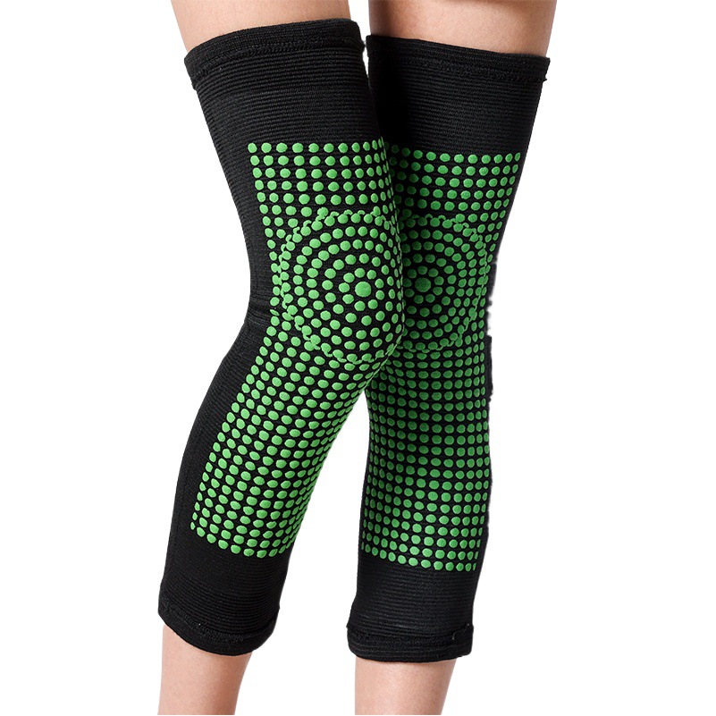 Cubierta de la rótula de la calefacción de ajenjo para los ancianos Otoño e Invierno engrosada a prueba de frío caliente vieja pierna fría articulación larga rótula