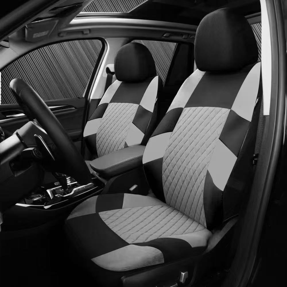 Car Seat Full Set Breathable Non-Slip Interior Decorative Cushion Universal Seat Cushion Cover for Front and Rear Seats