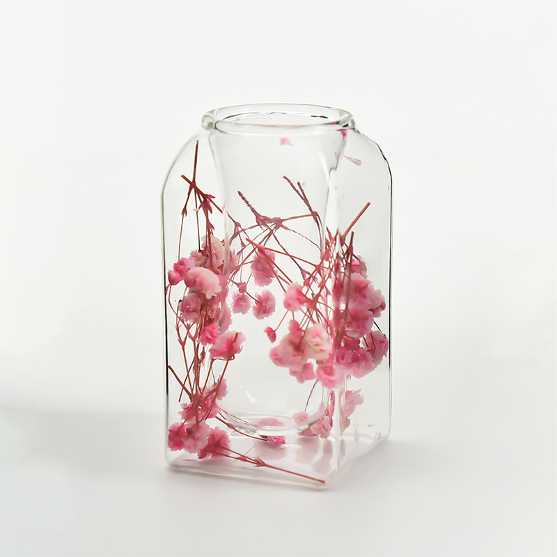 Matte cup taza de doble capa con alto contenido de borosilicato taza de flor eterna taza de té de yerba argentina taza de café de alto valor