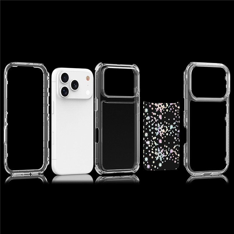 新款使用iPhone17 Pro Max透明手机壳XS Max炫影亚克力四角防摔壳