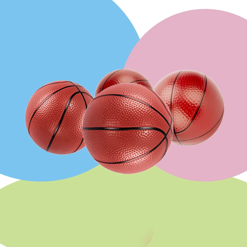 Детский маленький резиновый мяч оптом ПВХ Материал надувной маленький баскетбол детские игрушки с мячом детский сад интерактивный Pat Ball