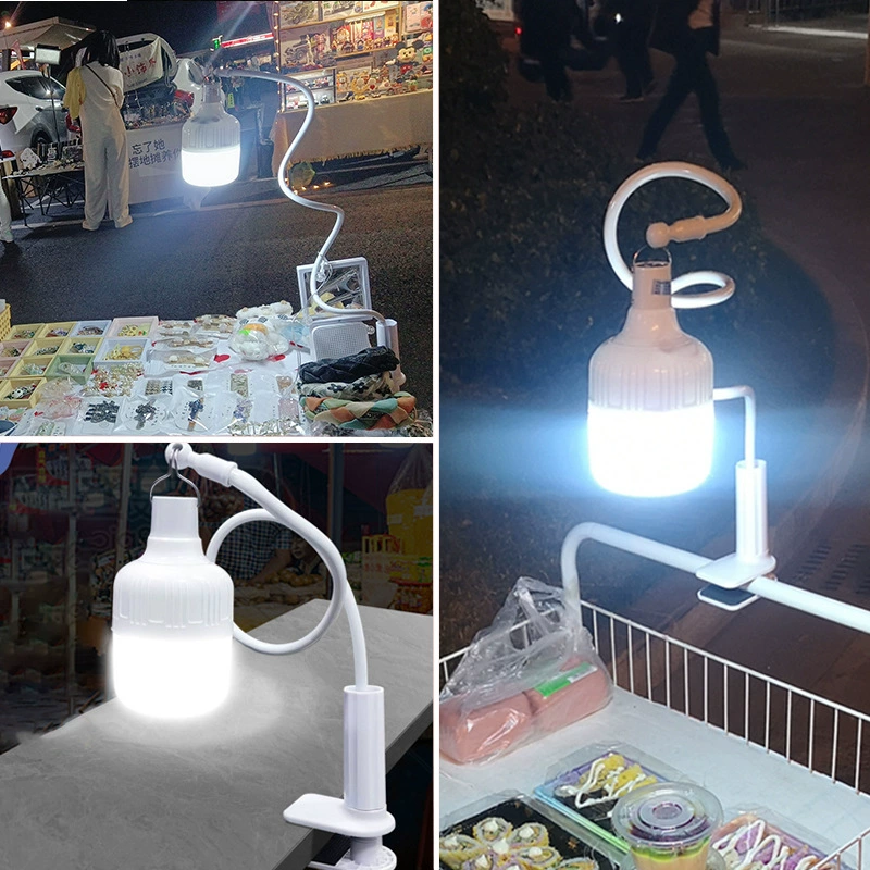 Настольная лампа для уличного киоска, открытого двора, уличного освещения, кемпинга, складная настольная лампа с проводкой