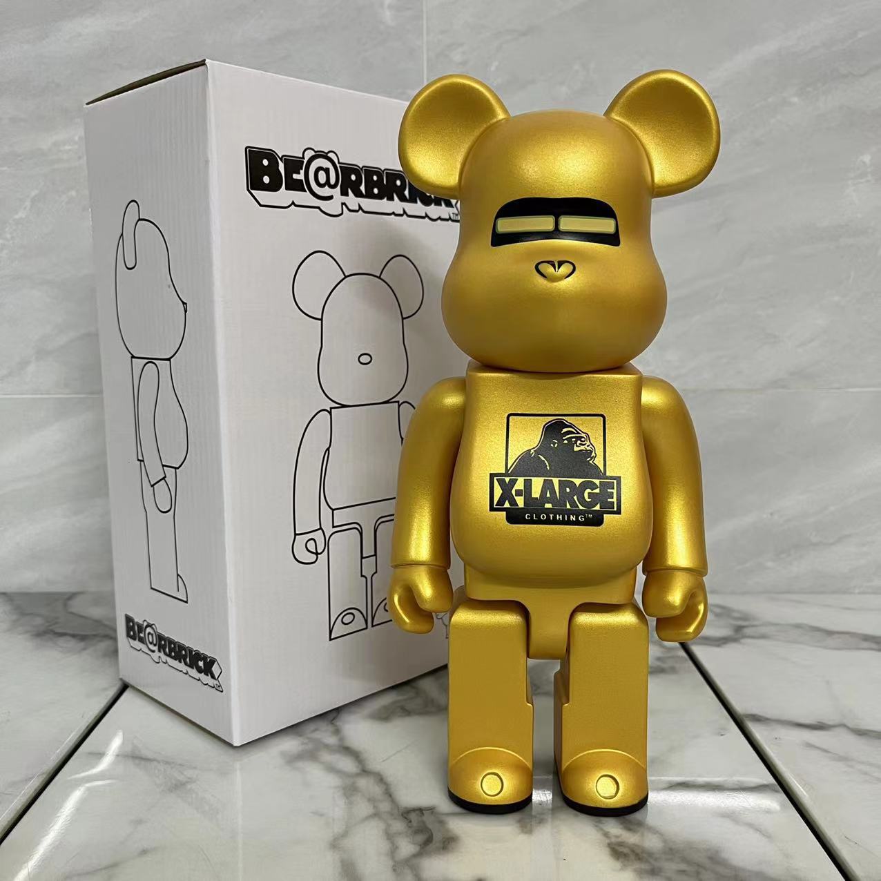 Medicom Toy BE@RBRICK XLARGE Hajime Sorayama Gold Resin Figure