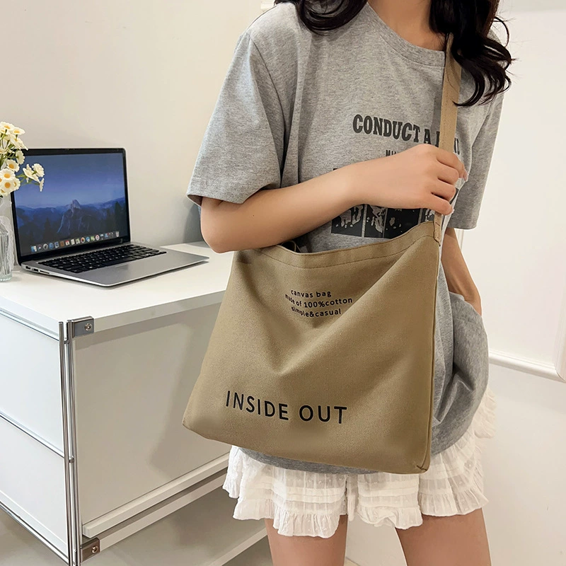 Shopping bag, capacious handheld and one-shoulder tote, 4 color options